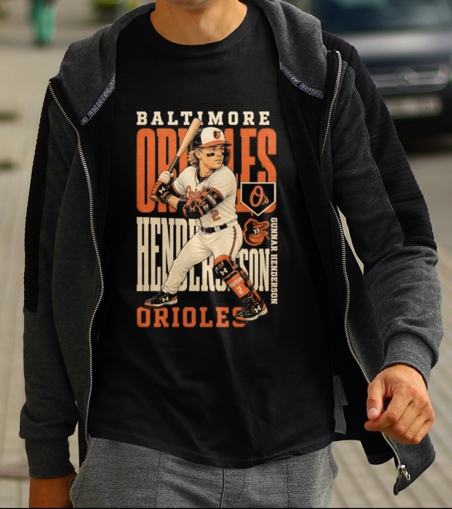 Baltimore Orioles Gunnar Henderson 2026 MLB Season T-Shirt