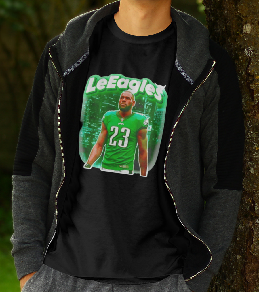 LeBron James LeEagles Philadelphia Eagles 23 Jersey T-Shirt