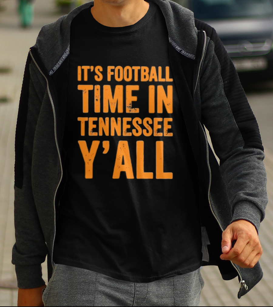 It's Football Time In Tennessee Y'all T-Shirt