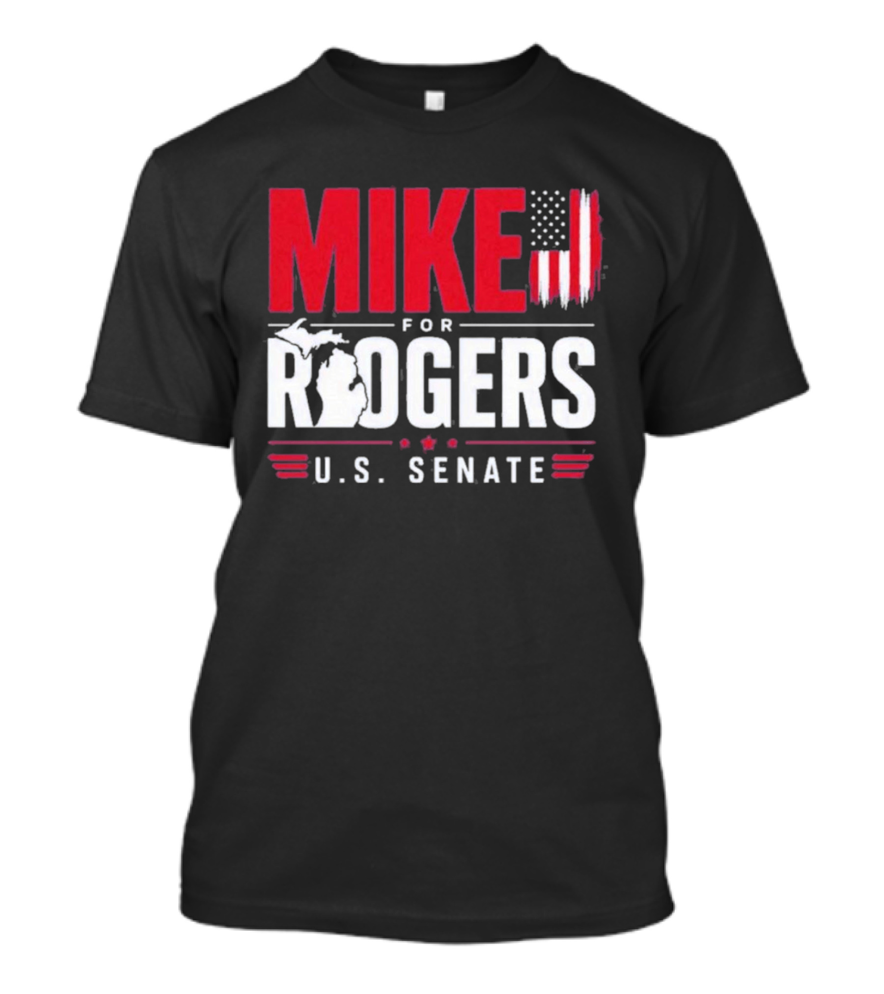 Mike Rogers U.S. Senate Campaign American Flag T-Shirt