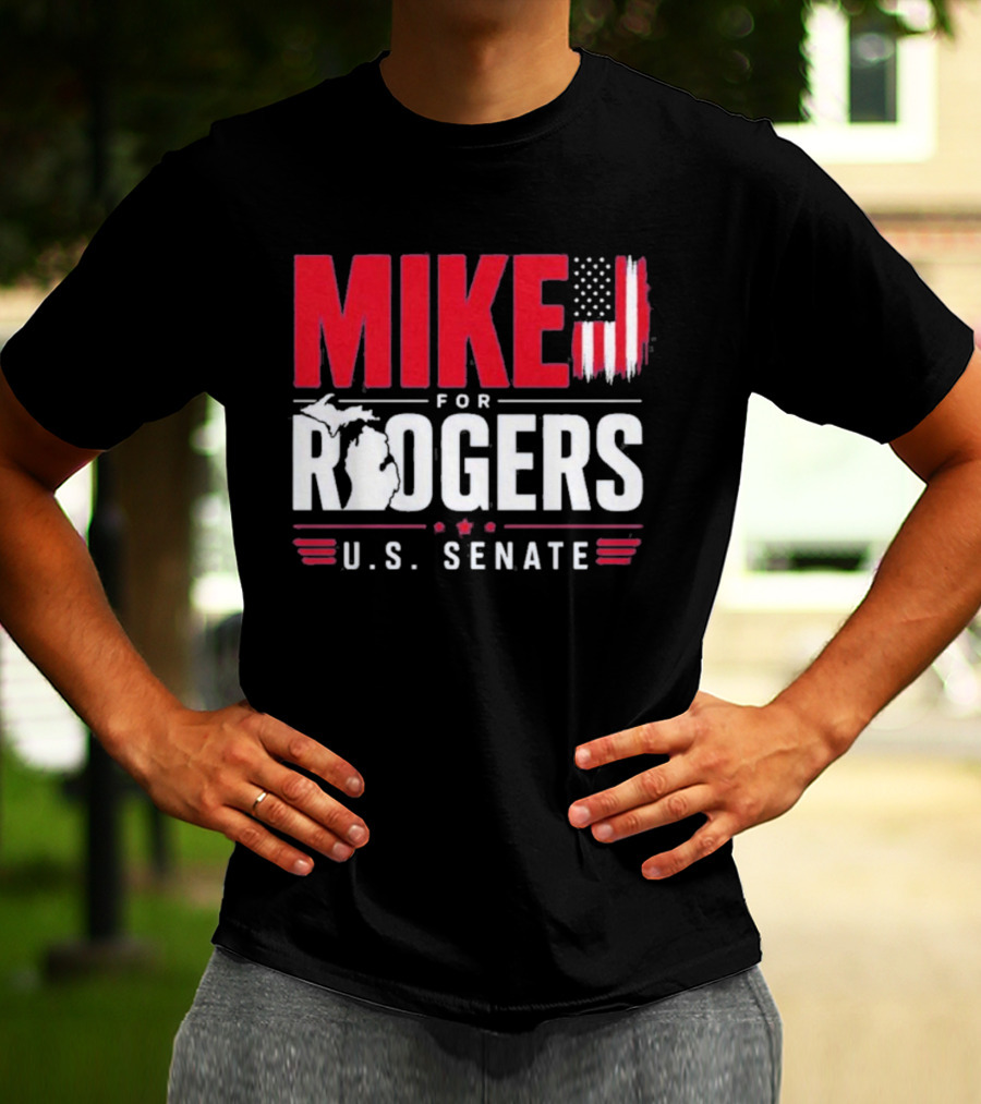 Mike Rogers U.S. Senate Campaign American Flag T-Shirt