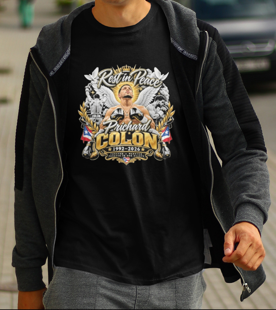 Rest In Peace Prichard Colon 1992 2026 Forever A Warrior In Our Hearts Memorial Boxing T-Shirt