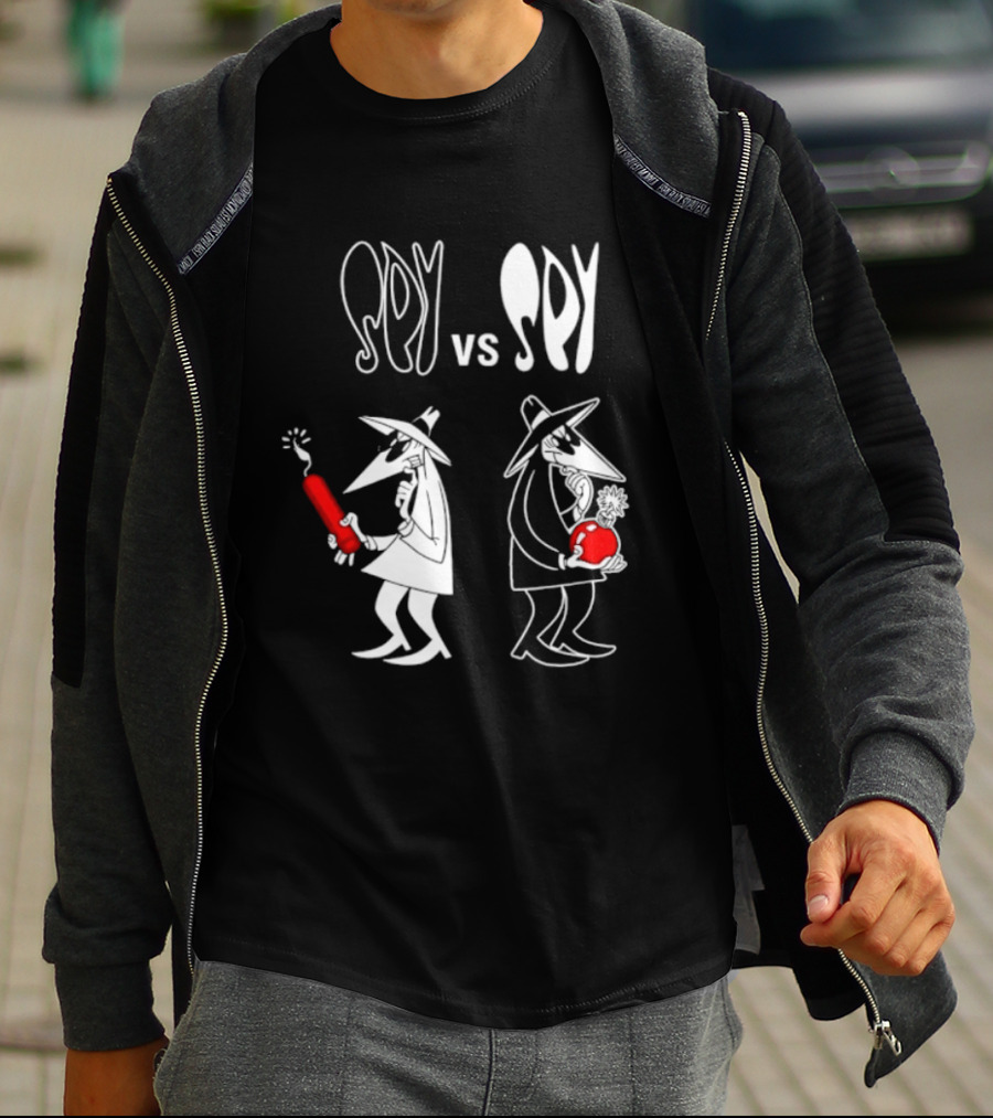 Spy Vs Spy Mad Magazine Classic Comic Characters Showdown Bomb And TNT T-Shirt
