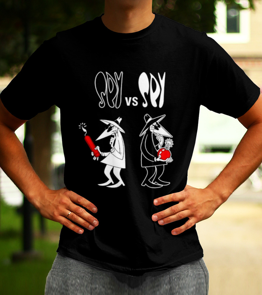 Spy Vs Spy Mad Magazine Classic Comic Characters Showdown Bomb And TNT T-Shirt