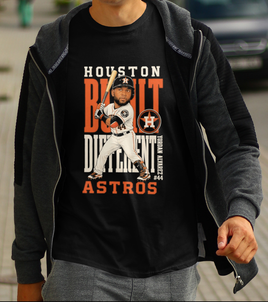 Houston Built Different Astros Yordan Alvarez #44 T-Shirt