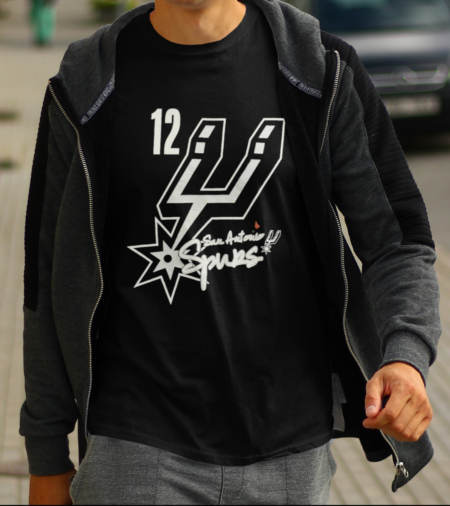 San Antonio Spurs 12 NBA 2010s T-Shirt