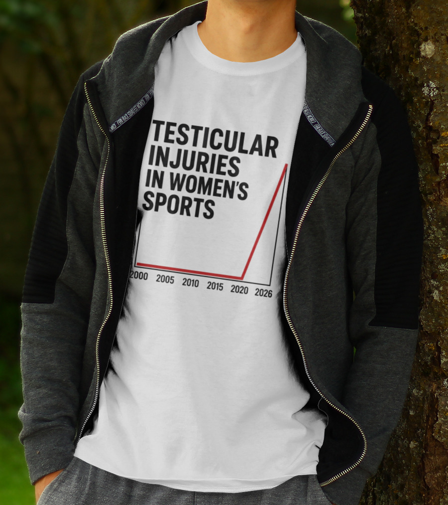 Testicular Injuries In Women's Sports 2000 2026 Graph T-Shirt