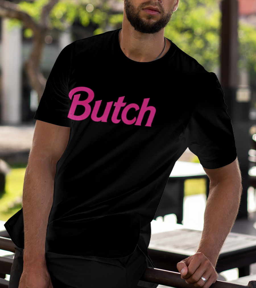 Butch Lesbian LGBTQ Pride Bold Pink T-Shirt
