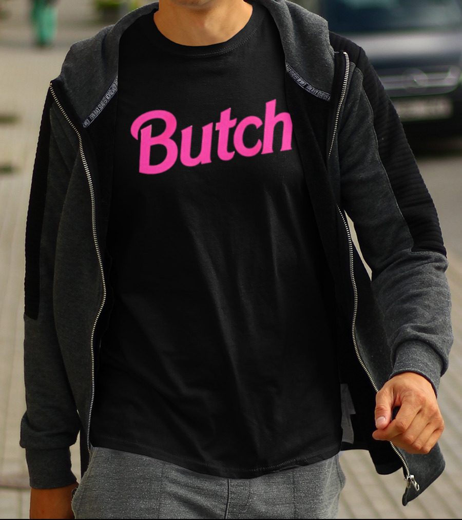 Butch Lesbian LGBTQ Pride Bold Pink T-Shirt