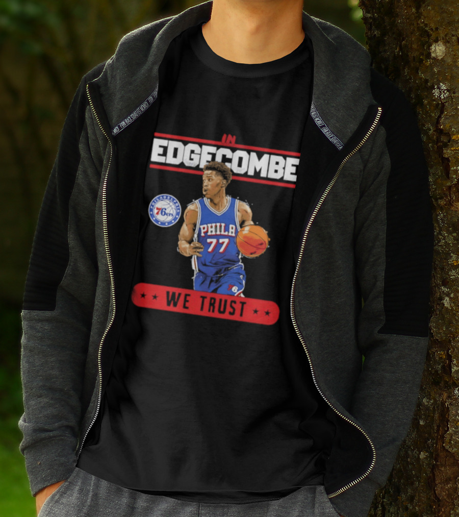Philadelphia 76ers VJ Edgecombe In Edgecombe We Trust T-Shirt