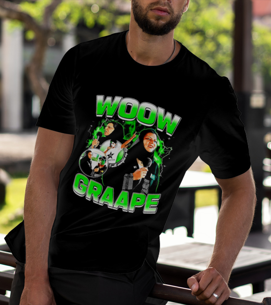 WOOW Graape I Will Sacrifice My Life For Pakistan Enthusiastically T-Shirt