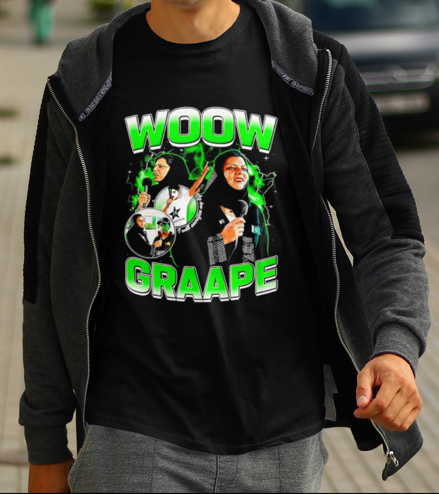 WOOW Graape I Will Sacrifice My Life For Pakistan Enthusiastically T-Shirt