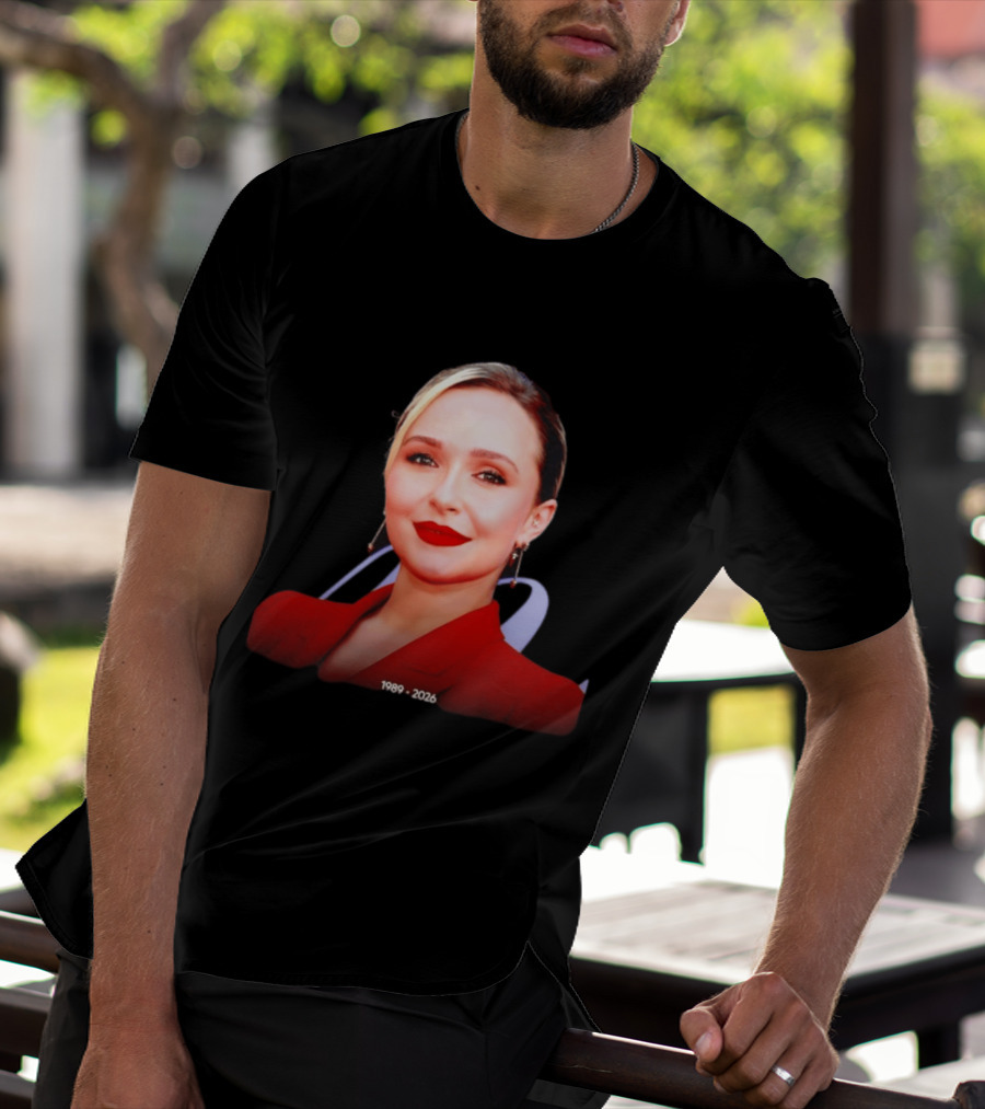 In Memory Of Hayden Panettiere 1989 2026 T-Shirt