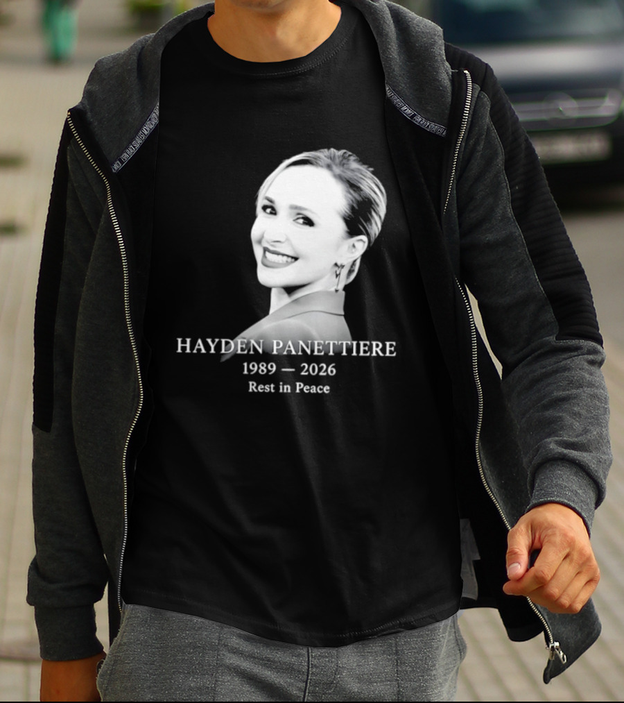 Hayden Panettiere 1989 2026 Rest In Peace Memorial T-Shirt