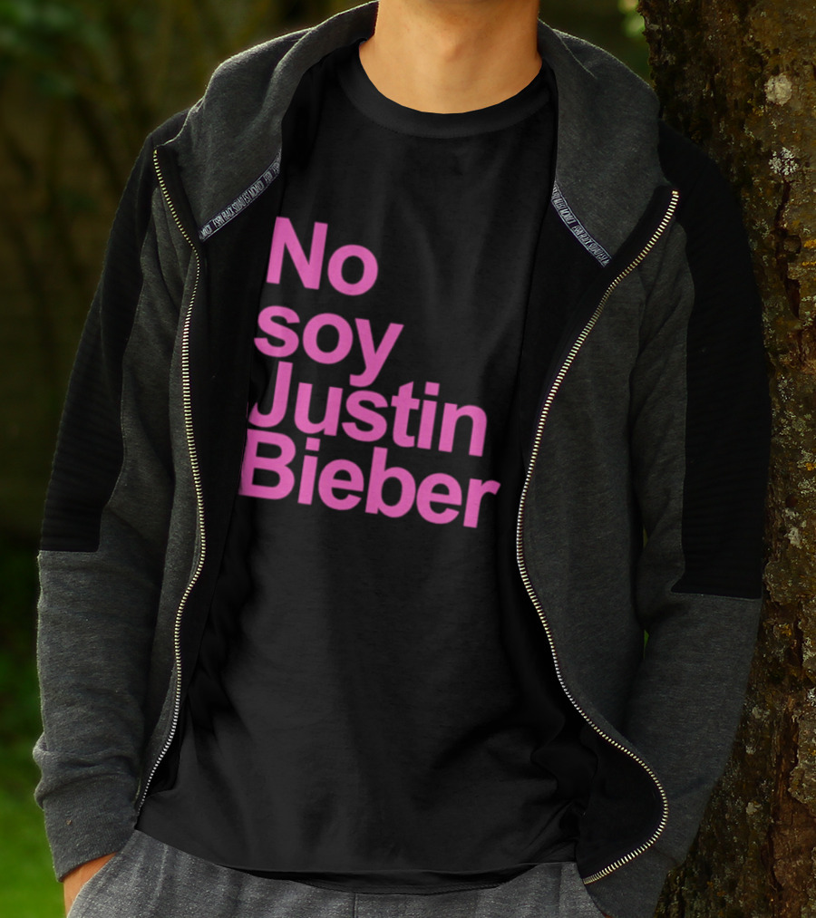 No Soy Justin Bieber Pop Music Celebrity Merchandise T-Shirt