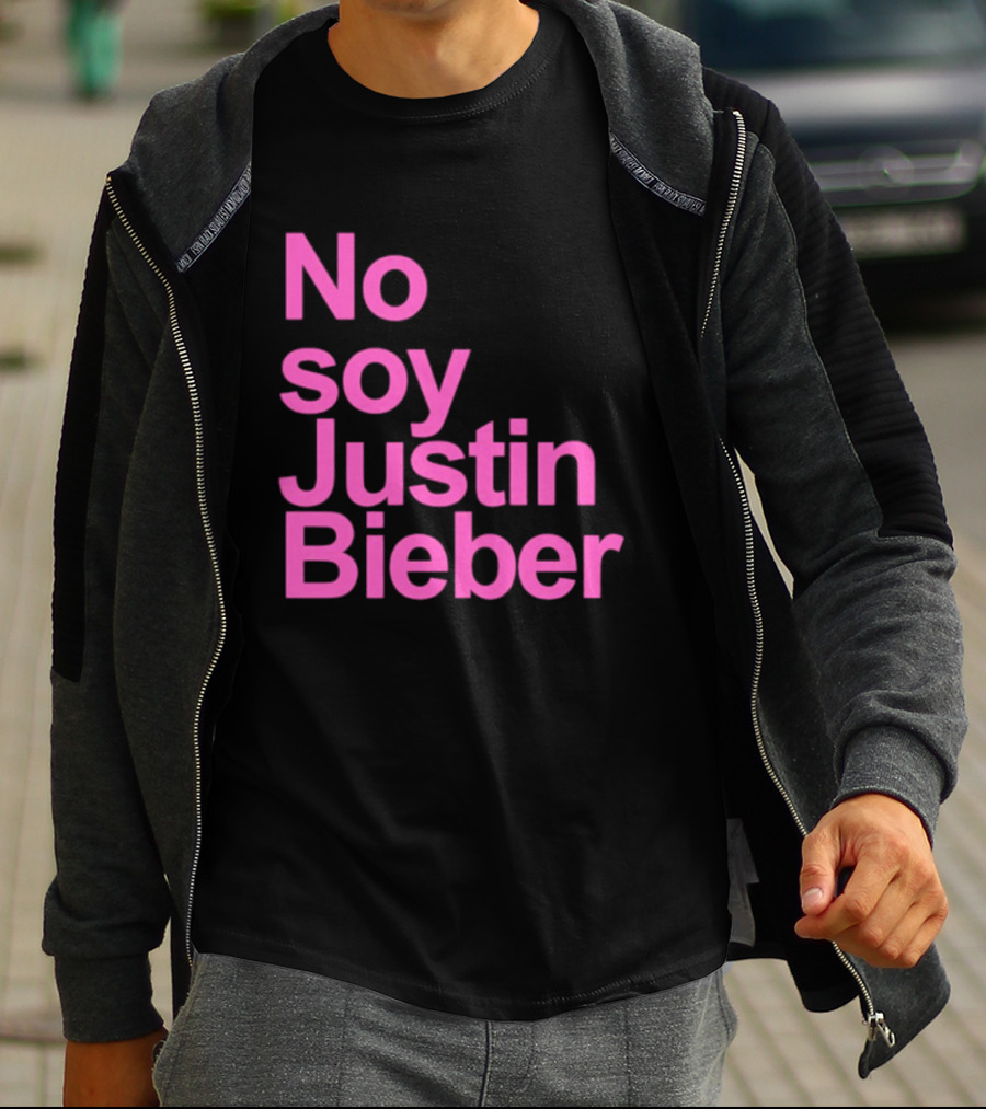 No Soy Justin Bieber Pop Music Celebrity Merchandise T-Shirt