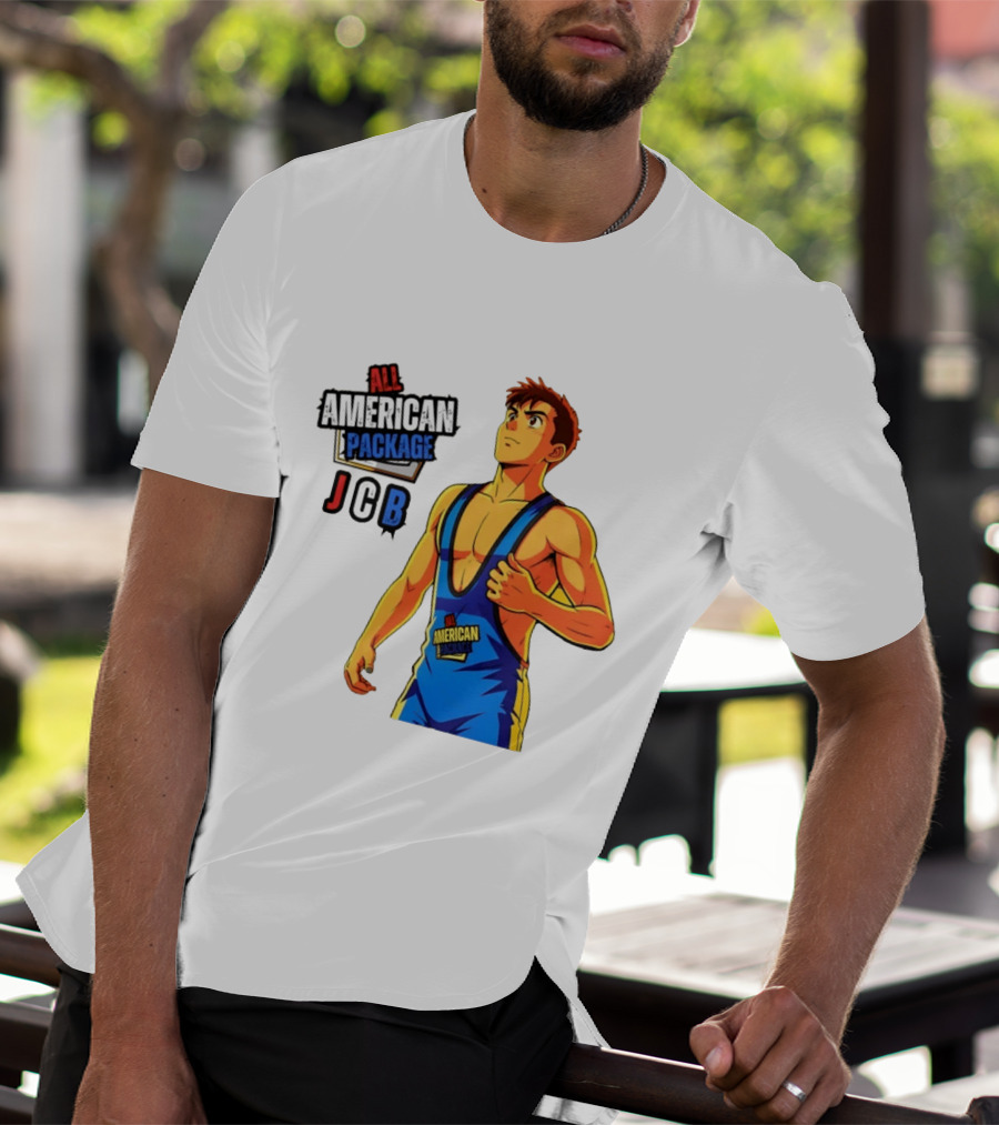 All American Package JCB Anime Wrestler T-Shirt