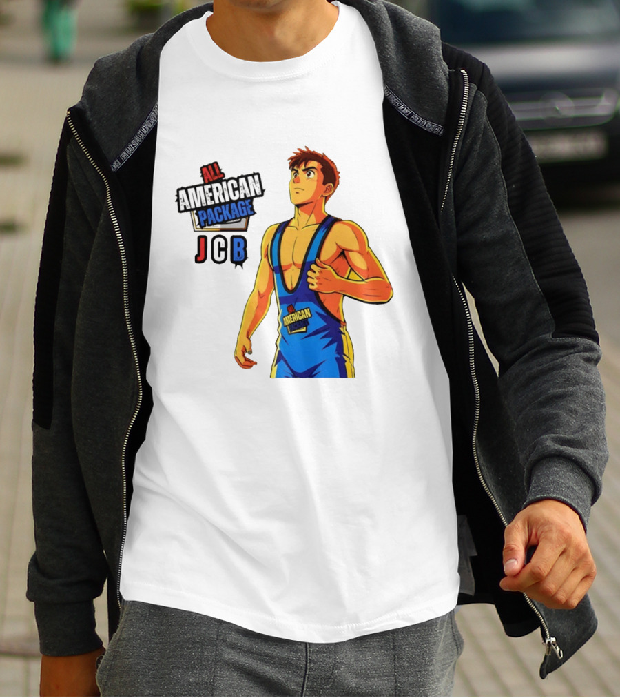 All American Package JCB Anime Wrestler T-Shirt