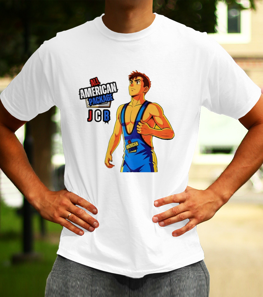 All American Package JCB Anime Wrestler T-Shirt