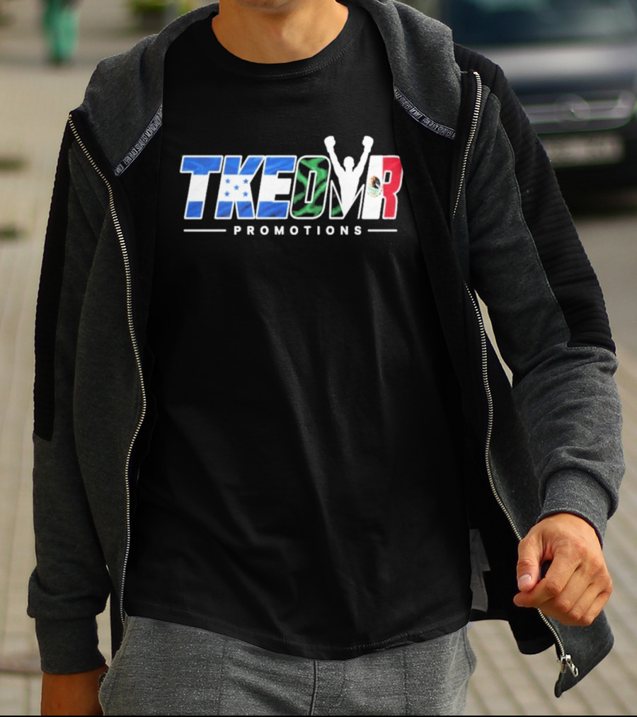 TKEOVR Promotions Honduras And Mexico Flags Celebratory T-Shirt