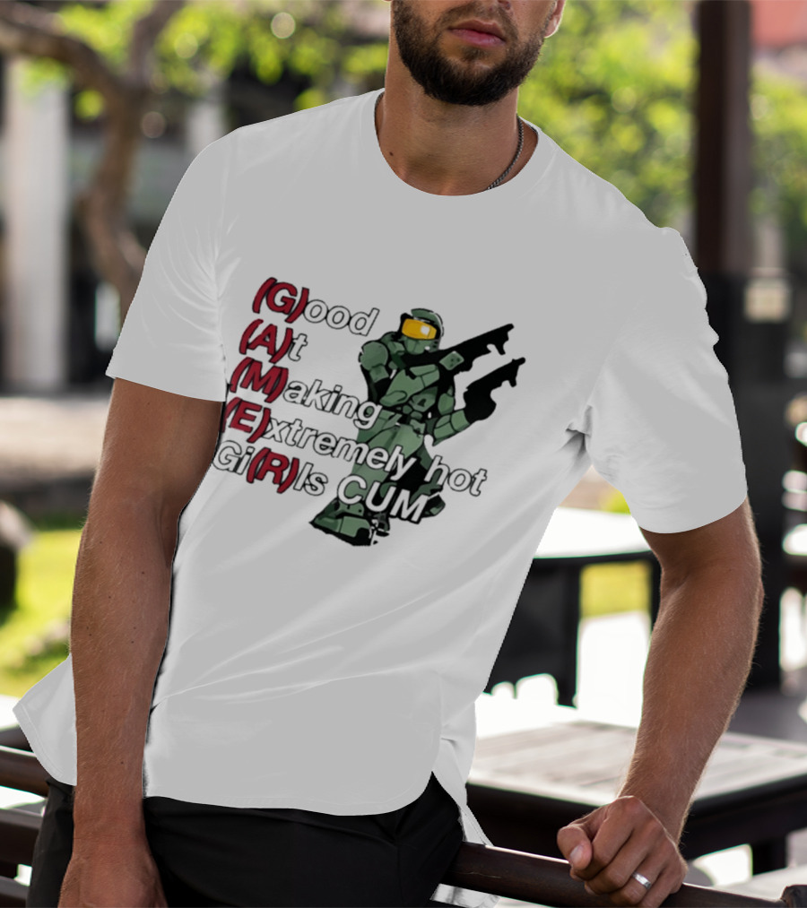Good At Making Extremely Hot Girls Come Halo Gaming T-Shirt