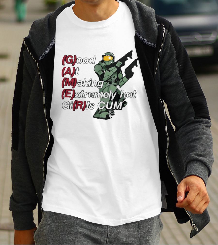 Good At Making Extremely Hot Girls Come Halo Gaming T-Shirt