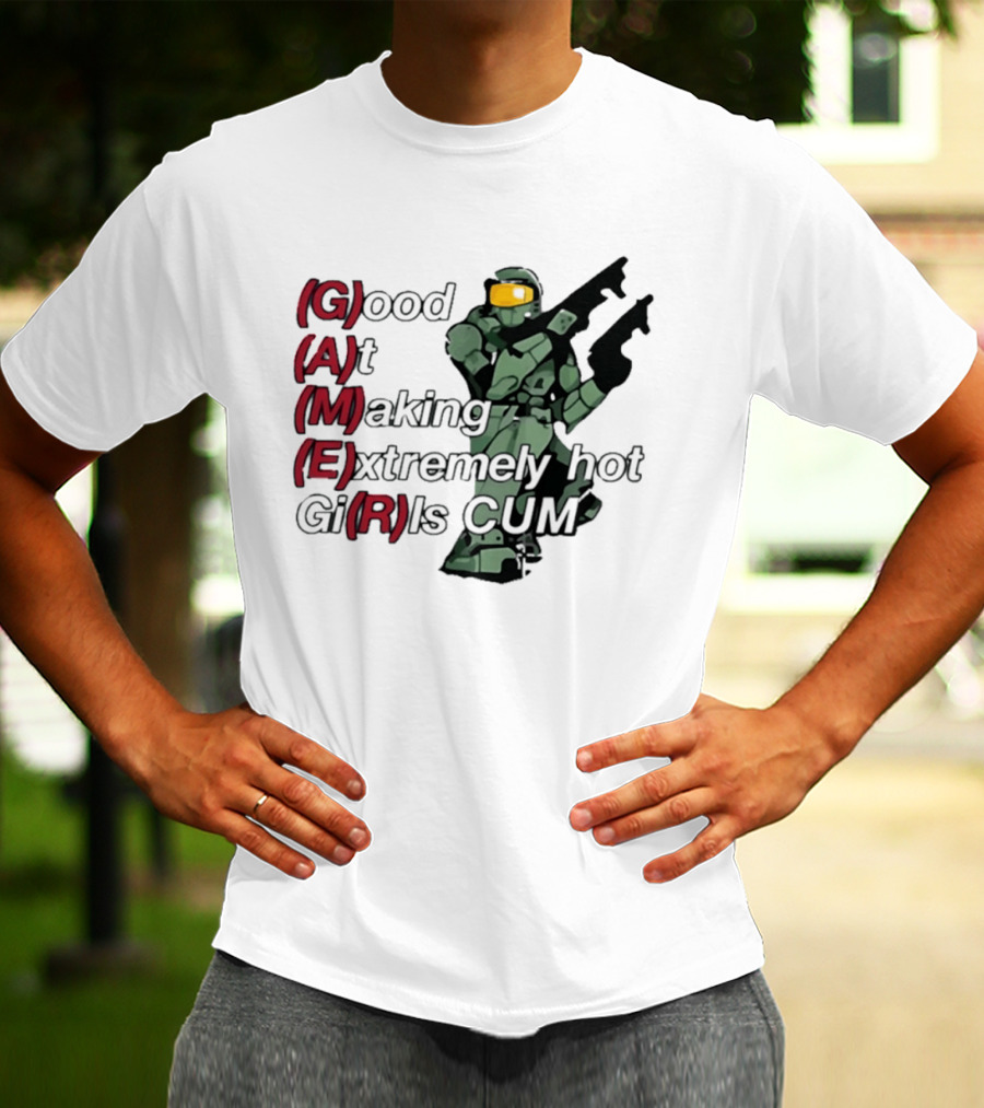 Good At Making Extremely Hot Girls Come Halo Gaming T-Shirt