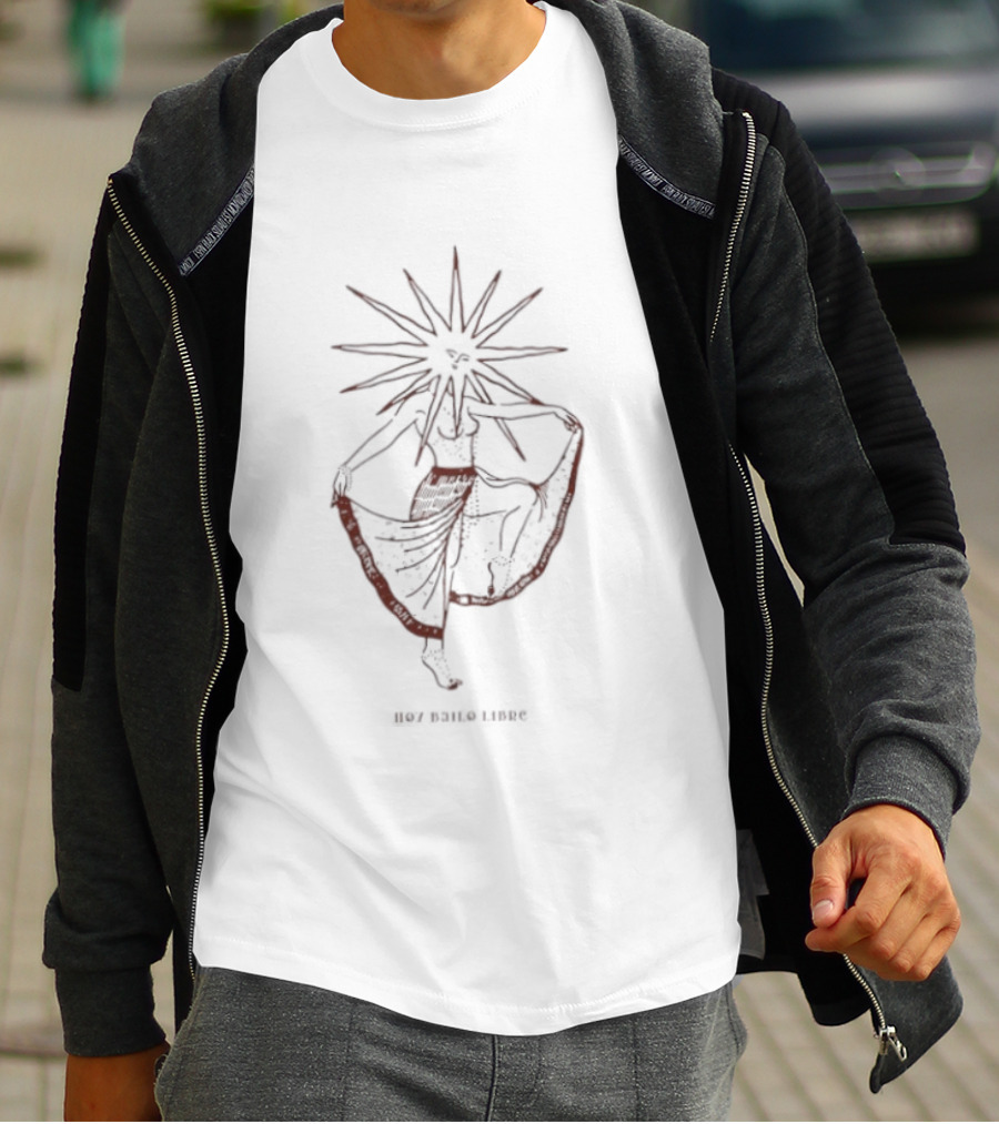 Hoy Bailo Libre Sun Dancer Boho Celestial Radiance T-Shirt