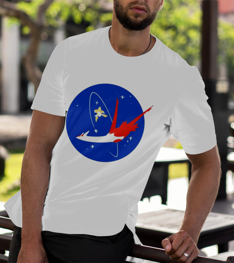 Latias Jirachi Cosmic Voyage In Space T-Shirt