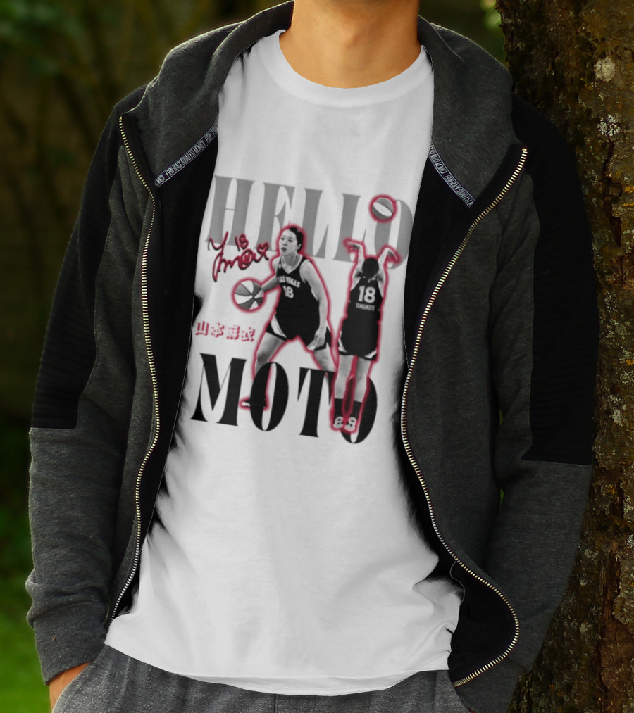Hello Moto Mai Yamamoto Las Vegas No 18 Basketball T-Shirt