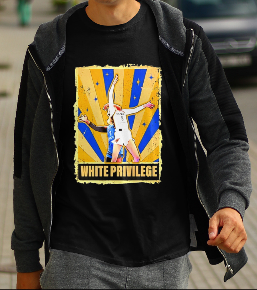 Caitlin Clark Indiana Fever WNBA White Privilege T-Shirt