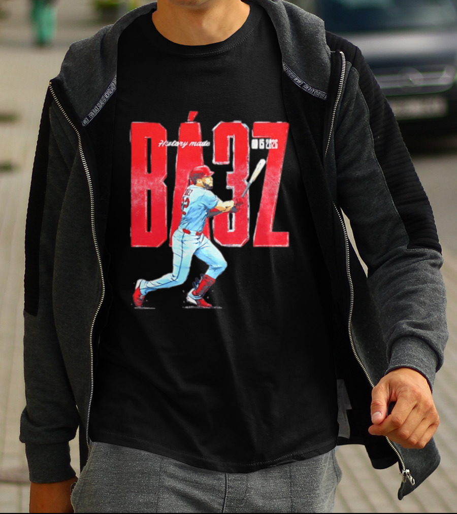 St. Louis Cardinals Joshua Baez History Made 2026 MLB Debut T-Shirt