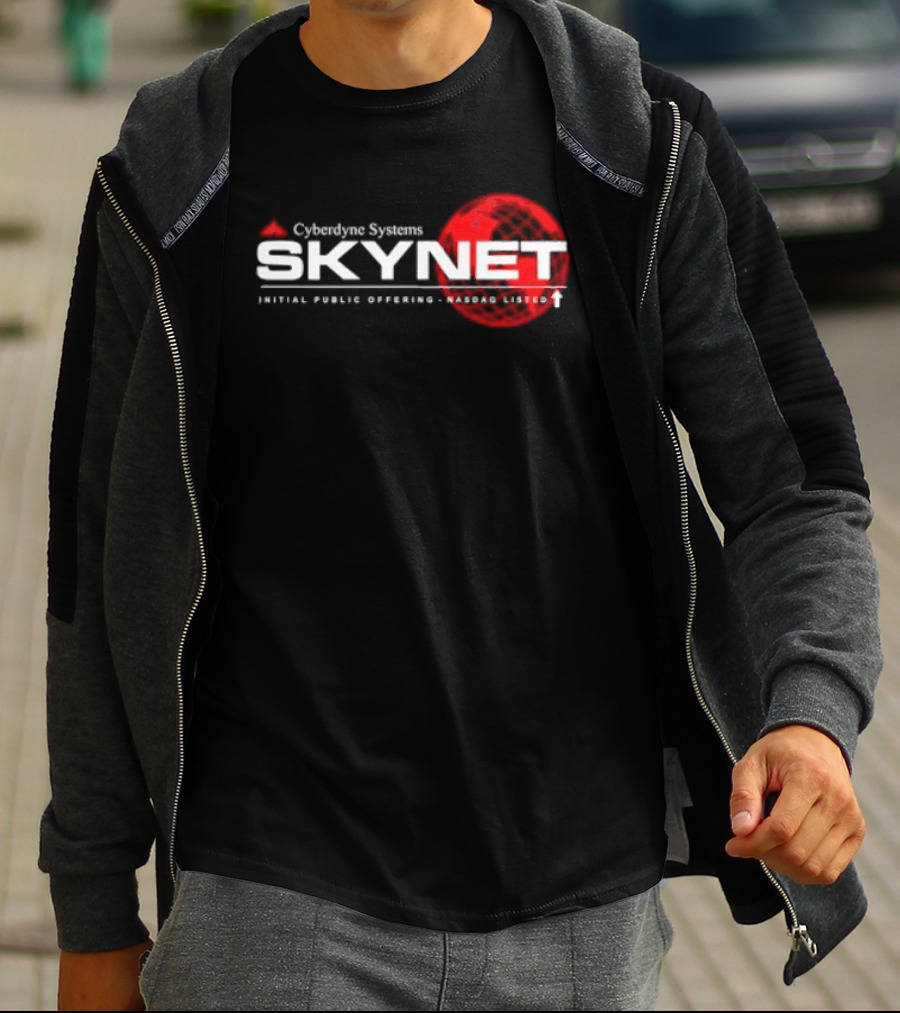 Cyberdyne Systems Skynet IPO Nasdaq Listed T-Shirt