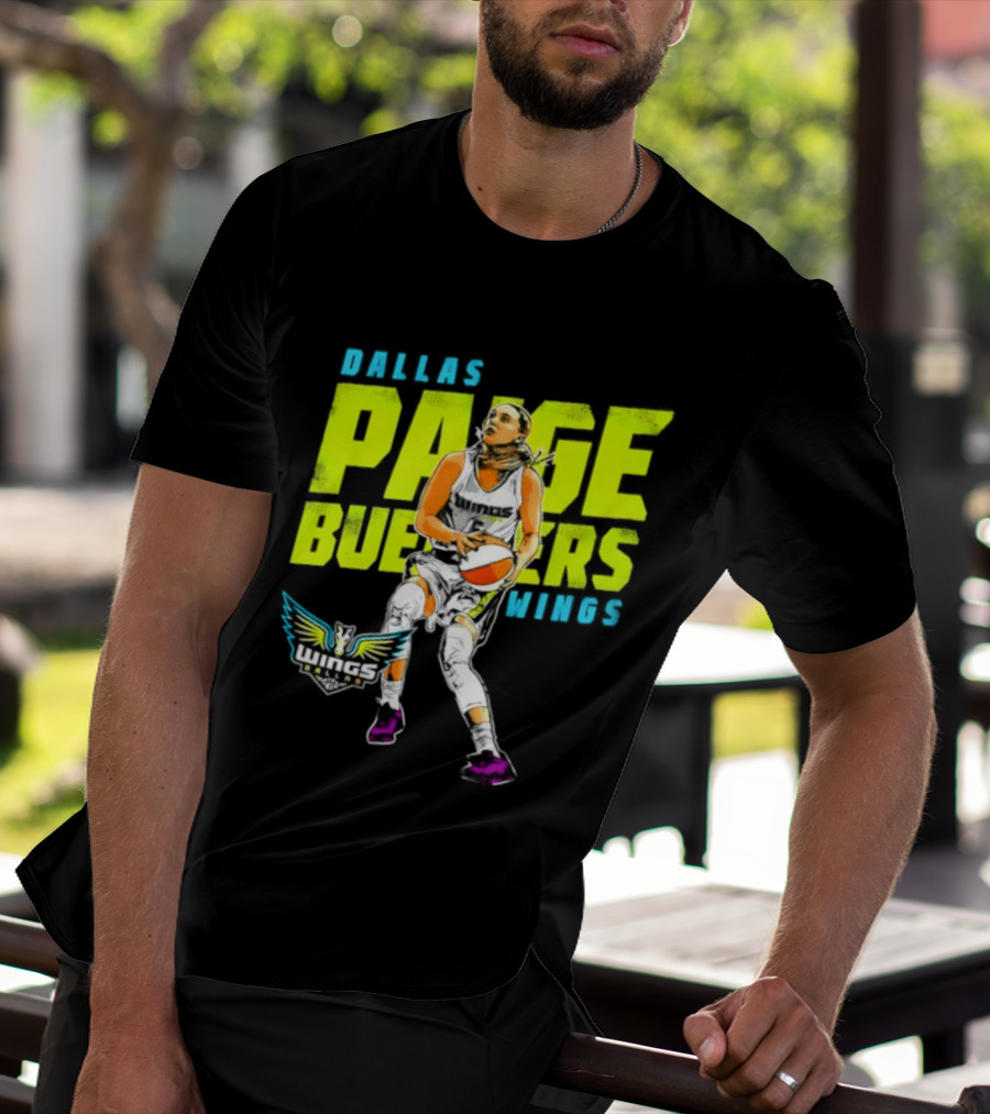 Dallas Wings Paige Bueckers WNBA Basketball Player T-Shirt