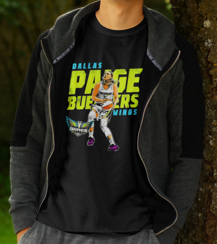 Dallas Wings Paige Bueckers WNBA Basketball Player T-Shirt