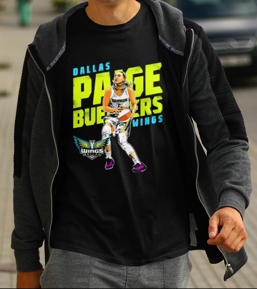 Dallas Wings Paige Bueckers WNBA Basketball Player T-Shirt