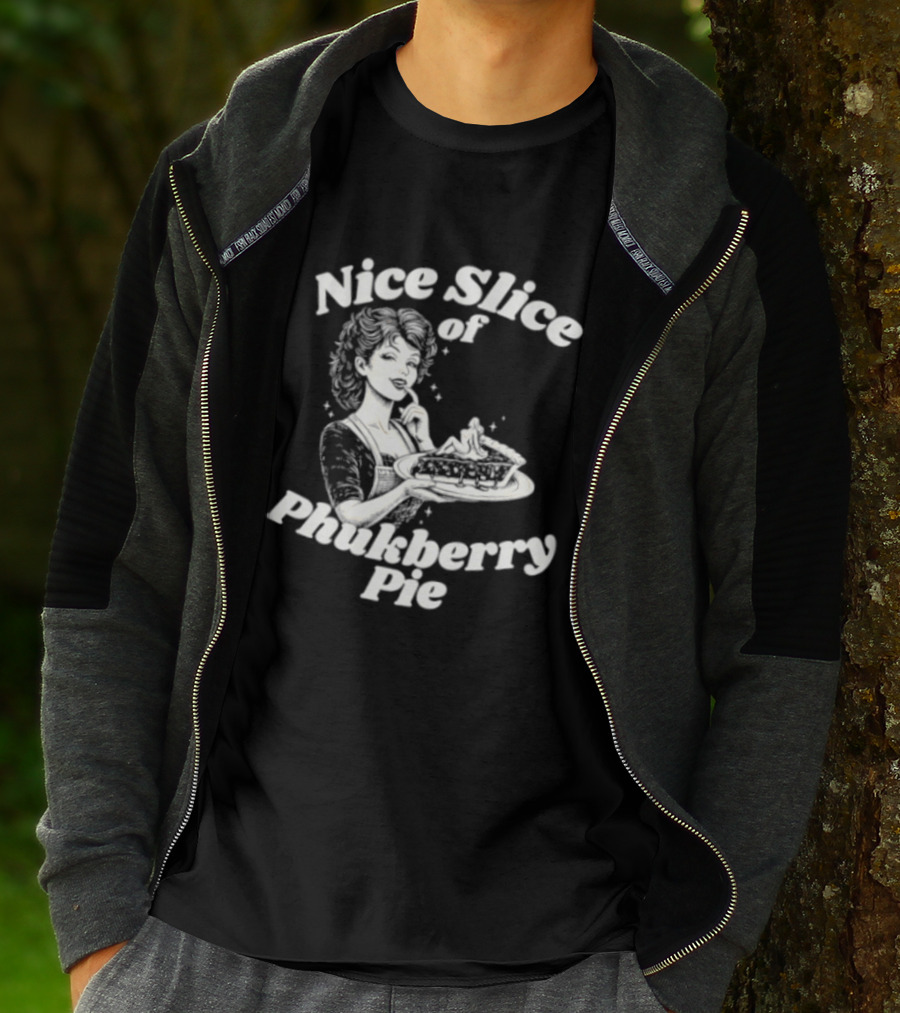 Nice Slice Of Phukberry Pie Pin Up Girl T-Shirt