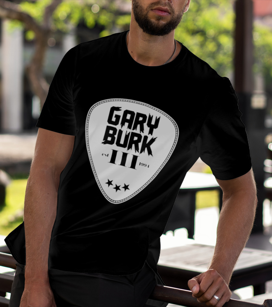 Gary Burk III Est 1994 Guitar Pick Musician Stars T-Shirt