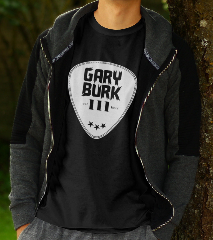 Gary Burk III Est 1994 Guitar Pick Musician Stars T-Shirt