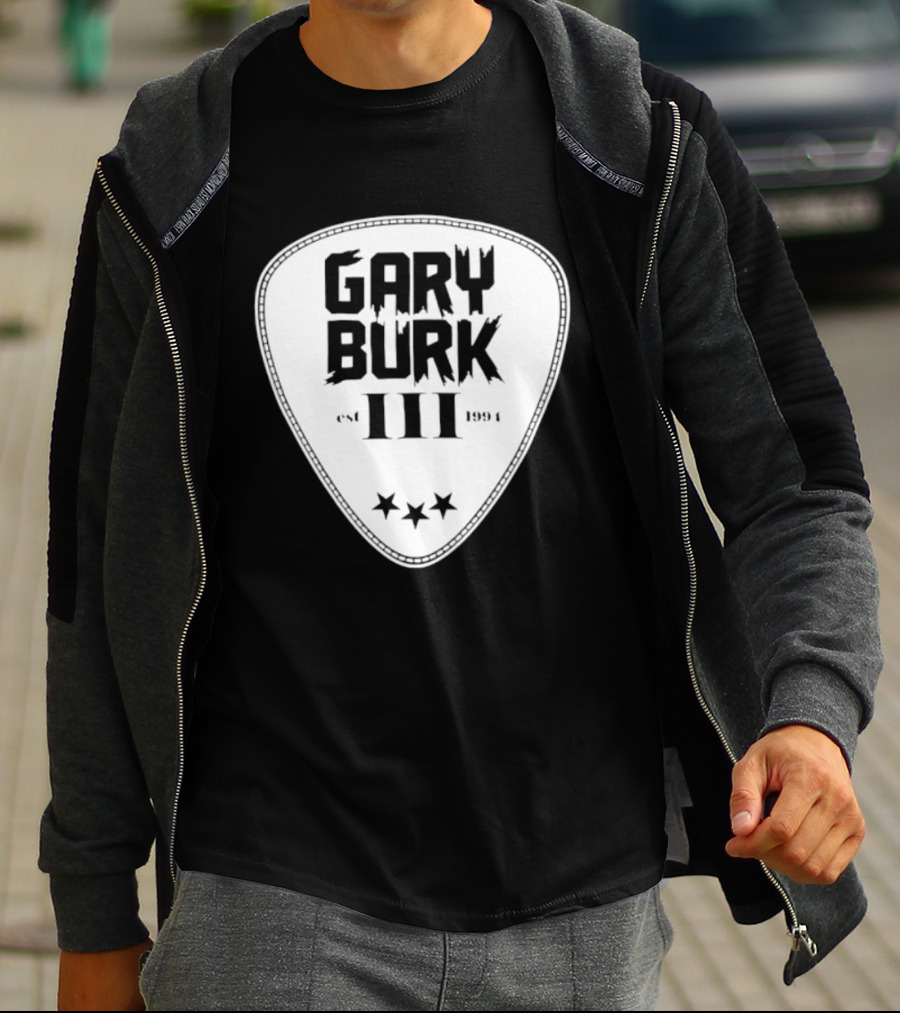 Gary Burk III Est 1994 Guitar Pick Musician Stars T-Shirt
