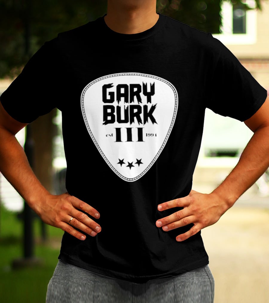 Gary Burk III Est 1994 Guitar Pick Musician Stars T-Shirt