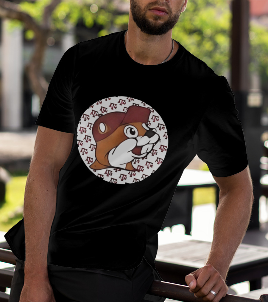 Texas A&M X Buc Ee's Unique TX Football Mashup Two Sided T-Shirt