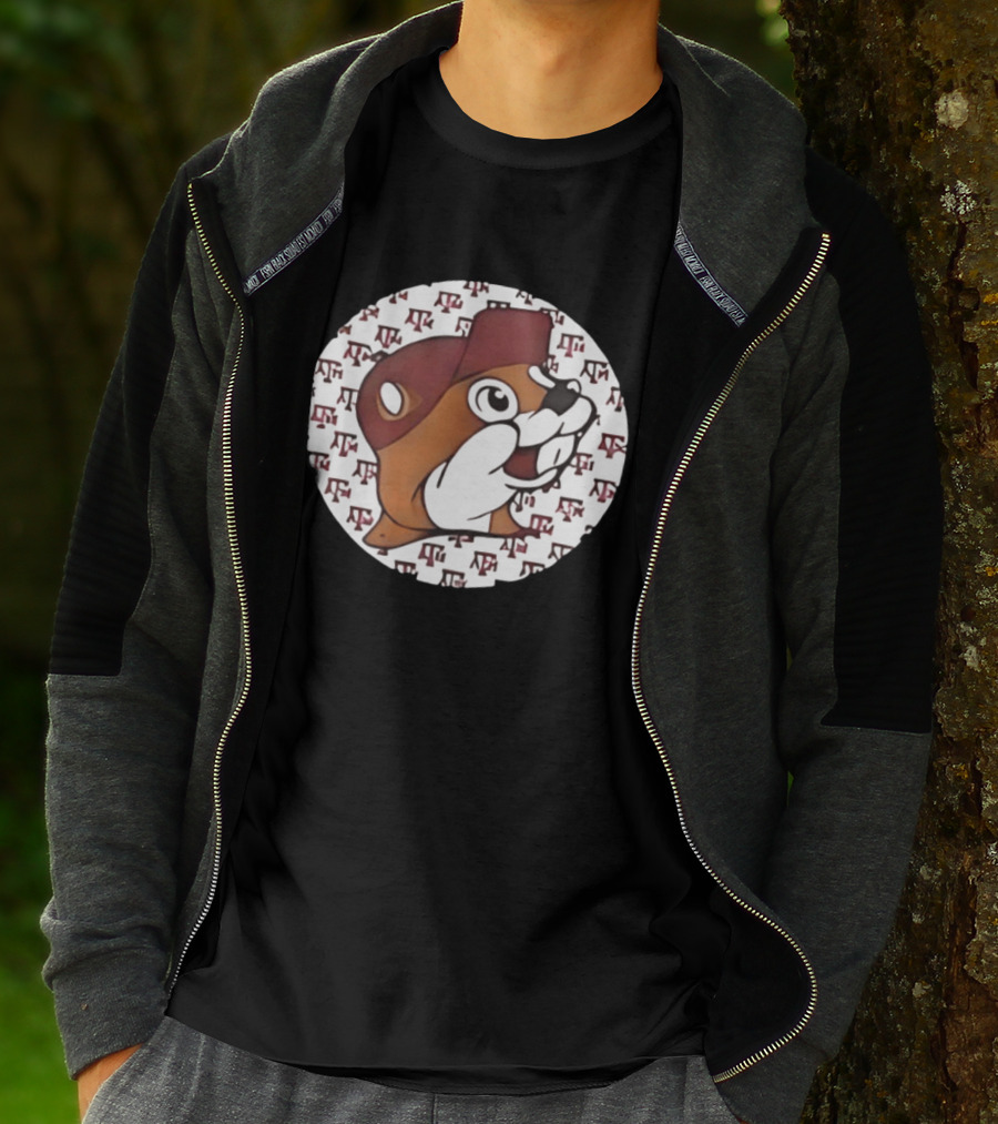 Texas A&M X Buc Ee's Unique TX Football Mashup Two Sided T-Shirt