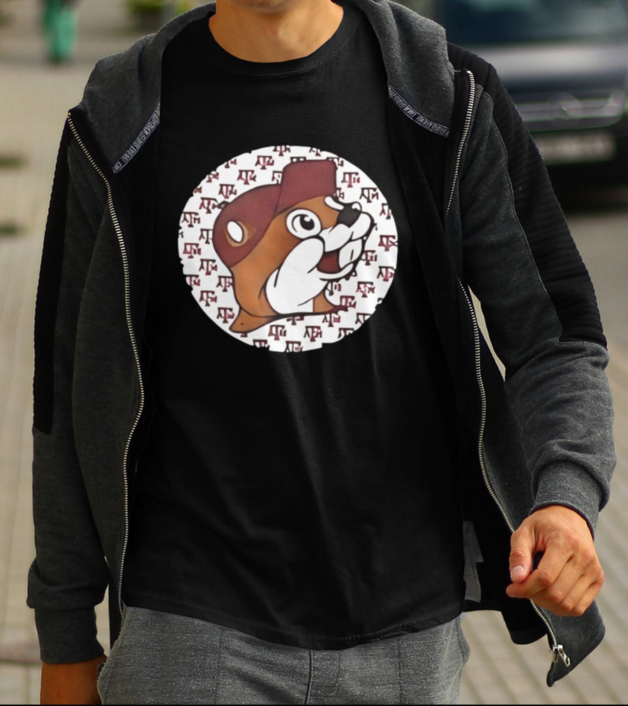 Texas A&M X Buc Ee's Unique TX Football Mashup Two Sided T-Shirt