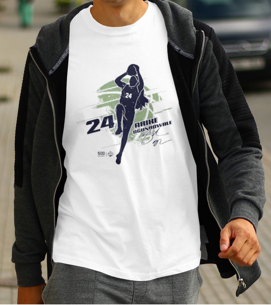24 Dallas Wings Arike Ogunbowale WNBA Player T-Shirt