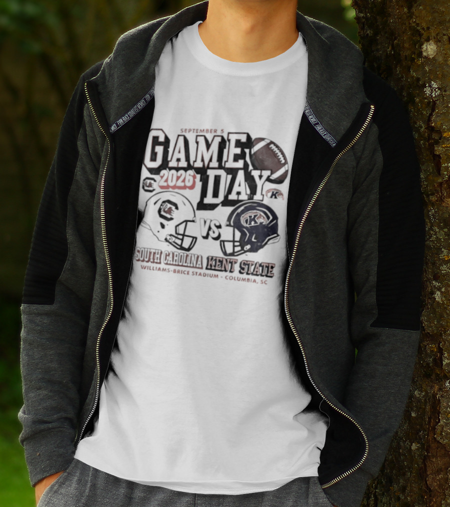 South Carolina Vs Kent State 2026 Game Day Football Helmets Williams Brice Stadium Columbia SC T-Shirt
