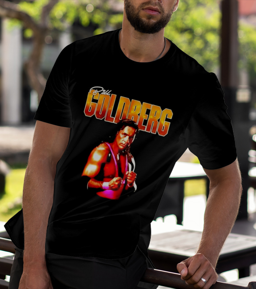Bill Goldberg Bret Hart Portrait Wrestling Legends T-Shirt