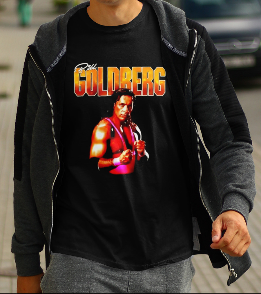 Bill Goldberg Bret Hart Portrait Wrestling Legends T-Shirt