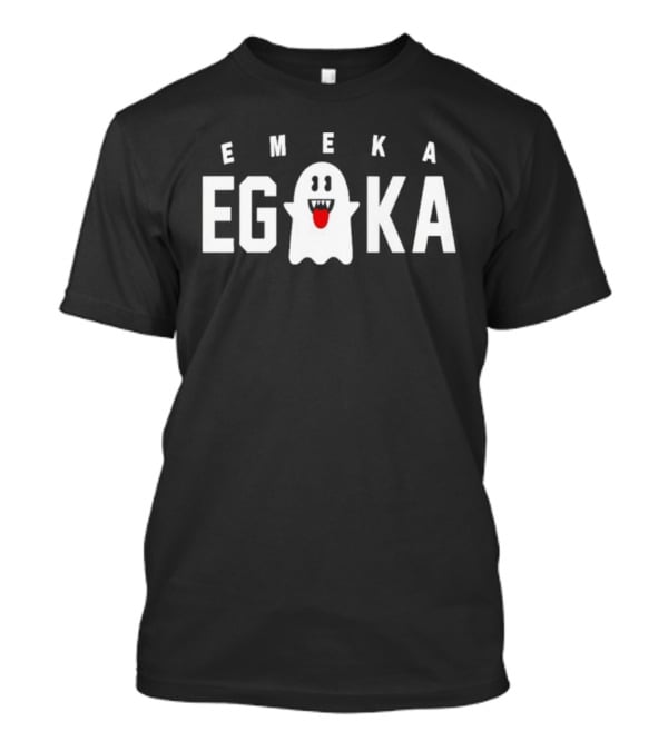 Emeka Egbuka Halloween Ghost Celebration T-Shirt