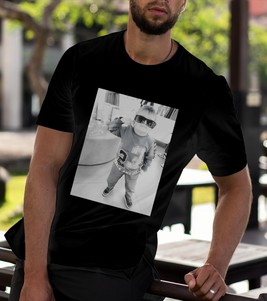 Hasbulla Hasbik Photo 23 Track And Field Black And White T-Shirt